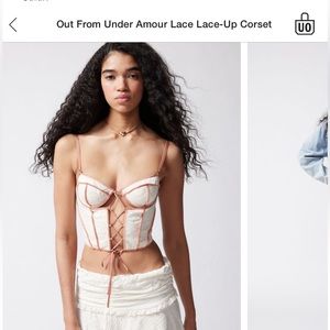 UO Amour lace-up corset